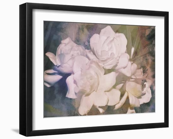 Blush Gardenia Beauty I-Sharon Chandler-Framed Art Print