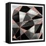 Blush Geo Abstract 2-Alicia Vidal-Framed Stretched Canvas