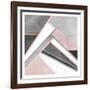 Blush Geo-Kimberly Allen-Framed Art Print