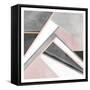 Blush Geo-Kimberly Allen-Framed Stretched Canvas