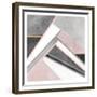 Blush Geo-Kimberly Allen-Framed Premium Giclee Print