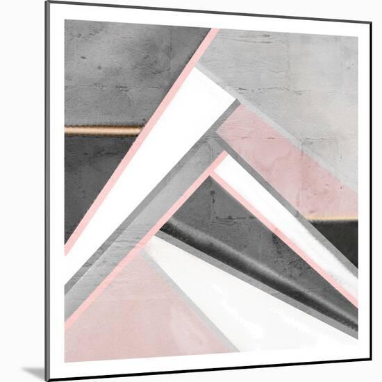 Blush Geo-Kimberly Allen-Mounted Art Print