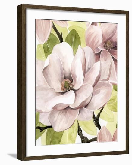 Blush Magnolia II-Grace Popp-Framed Art Print