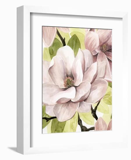 Blush Magnolia II-Grace Popp-Framed Art Print