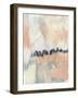 Blush & Navy II-Jennifer Goldberger-Framed Premium Giclee Print