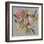 Blush & Paynes Bouquet I-Jennifer Goldberger-Framed Art Print