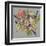 Blush & Paynes Bouquet I-Jennifer Goldberger-Framed Art Print