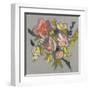 Blush & Paynes Bouquet I-Jennifer Goldberger-Framed Art Print