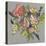 Blush & Paynes Bouquet I-Jennifer Goldberger-Stretched Canvas