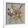 Blush & Paynes Bouquet II-Jennifer Goldberger-Framed Art Print