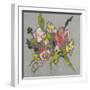 Blush & Paynes Bouquet II-Jennifer Goldberger-Framed Art Print