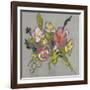 Blush & Paynes Bouquet II-Jennifer Goldberger-Framed Art Print