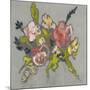 Blush & Paynes Bouquet II-Jennifer Goldberger-Mounted Art Print