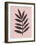 Blush Pink Leaf I-Jasmine Woods-Framed Art Print