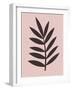 Blush Pink Leaf I-Jasmine Woods-Framed Art Print