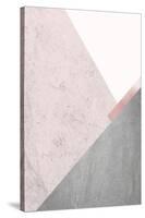 Blush Pink Mountains 1-Urban Epiphany-Stretched Canvas