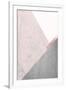 Blush Pink Mountains 1-Urban Epiphany-Framed Art Print