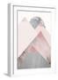 Blush Pink Mountains 2-Urban Epiphany-Framed Art Print