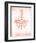 Blush Silver Chandelier-OnRei-Framed Art Print