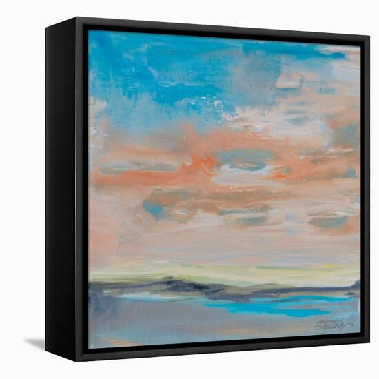 Blush Sky-Linda Stelling-Framed Stretched Canvas