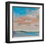 Blush Sky-Linda Stelling-Framed Art Print