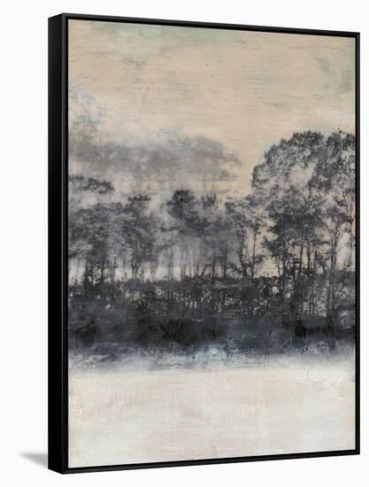 Blush Treeline I-Jennifer Goldberger-Framed Stretched Canvas
