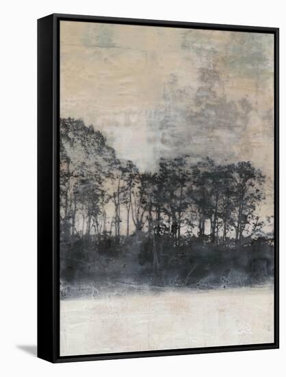 Blush Treeline II-Jennifer Goldberger-Framed Stretched Canvas