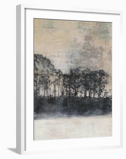 Blush Treeline II-Jennifer Goldberger-Framed Art Print