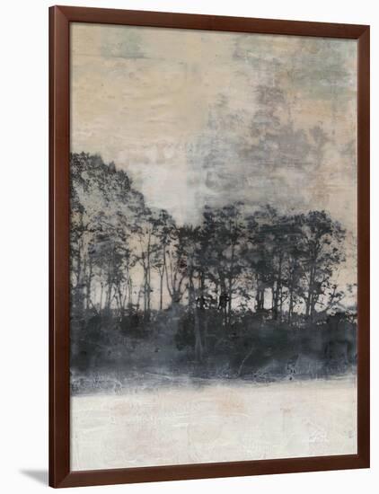 Blush Treeline II-Jennifer Goldberger-Framed Art Print