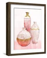 Blush Vessels-OnRei-Framed Art Print