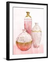 Blush Vessels-OnRei-Framed Art Print