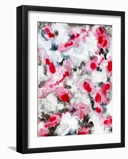 Blushing blooms 1-Li Bo-Framed Giclee Print