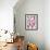 Blushing blooms 1-Li Bo-Framed Giclee Print displayed on a wall