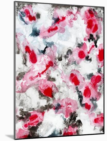 Blushing blooms 1-Li Bo-Mounted Giclee Print