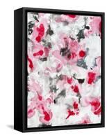 Blushing blooms 2-Li Bo-Framed Stretched Canvas