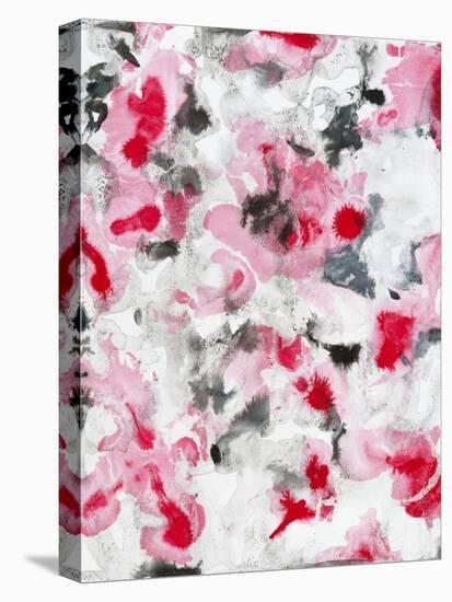 Blushing blooms 2-Li Bo-Stretched Canvas