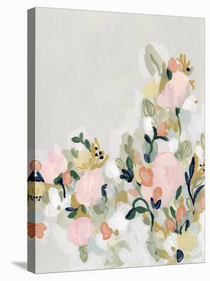 Blushing Blooms I-June Vess-Stretched Canvas