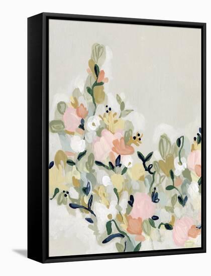 Blushing Blooms II-June Vess-Framed Stretched Canvas