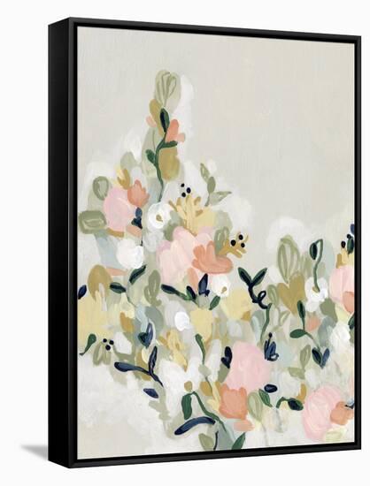 Blushing Blooms II-June Vess-Framed Stretched Canvas