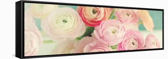Blushing Blossoms Panel-Sarah Gardner-Framed Stretched Canvas