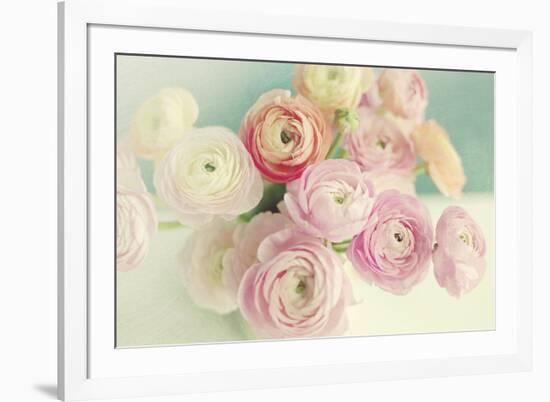 Blushing Blossoms-Sarah Gardner-Framed Art Print