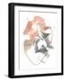 Blushing Circularity I-Jennifer Goldberger-Framed Art Print