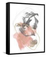 Blushing Circularity II-Jennifer Goldberger-Framed Stretched Canvas