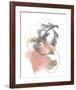 Blushing Circularity II-Jennifer Goldberger-Framed Art Print