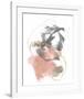 Blushing Circularity II-Jennifer Goldberger-Framed Art Print