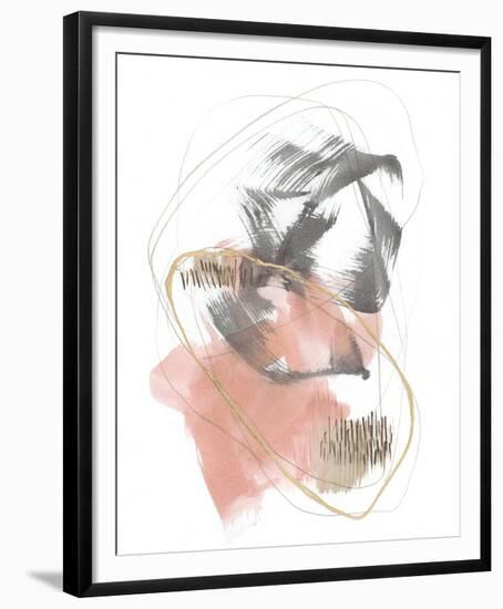 Blushing Circularity II-Jennifer Goldberger-Framed Art Print