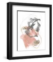 Blushing Circularity II-Jennifer Goldberger-Framed Art Print