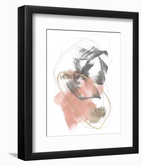 Blushing Circularity II-Jennifer Goldberger-Framed Art Print