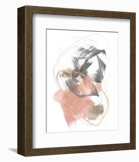 Blushing Circularity II-Jennifer Goldberger-Framed Art Print