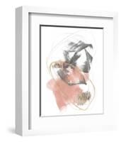 Blushing Circularity II-Jennifer Goldberger-Framed Art Print